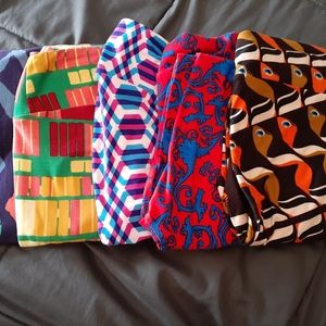 5 pair LuLaRoe TC leggings